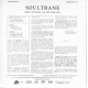 COLTRANE, JOHN WITH RED GARLAND - SOULTRANE (1SACD) - WYDANIE AMERYKAŃSKIE