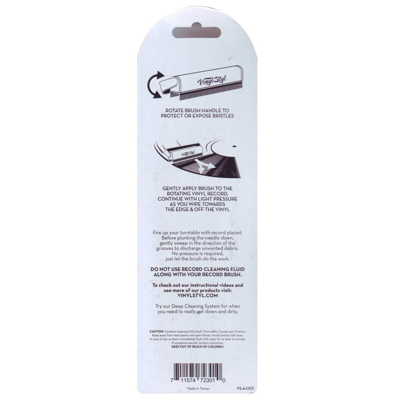 VINYL STYL ANTISTATIC CARBON FIBER RECORD BRUSH [ANTYSTATYCZNA