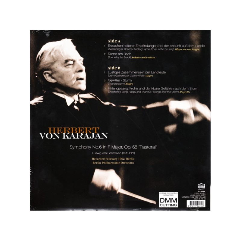 BEETHOVEN, LUDWIG VAN - SYMPHONY NO.6 "PASTORAL" - HERBERT VON KARAJAN ...