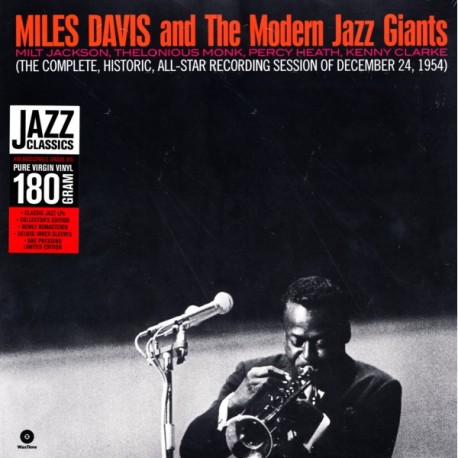 DAVIS, MILES AND THE MODERN JAZZ GIANTS - THE COMPLETE, HISTORIC, ALL-STAR RECORDING SESSION (1LP) - 180 GRAM PRESSING