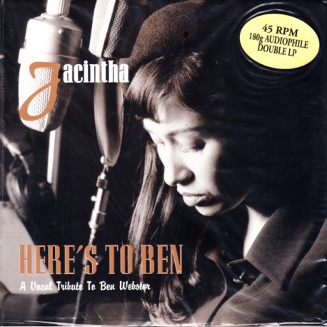 JACINTHA - HERE'S TO BEN: A VOCAL TRIBUTE TO BEN WEBSTER (2LP) - 45 RPM EDITION - 180 GRAM PRESSING - WYDANIE AMERYKAŃSKIE