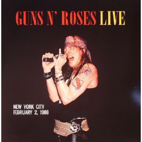 GUNS N' ROSES - LIVE IN NEW YORK CITY (1LP) - 180 GRAM PRESSING