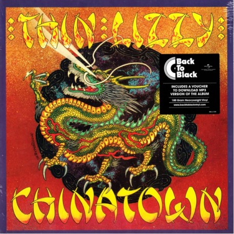 THIN LIZZY - CHINATOWN (1LP+MP3 DOWNLOAD) - BACK TO BLACK EDITION - 180 GRAM PRESSING