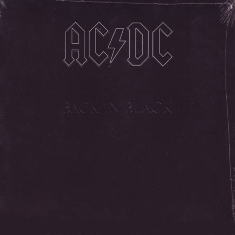 AC/DC - BACK IN BLACK (1LP) - WYDANIE AMERYKAŃSKIE - 180 GRAM PRESSING 