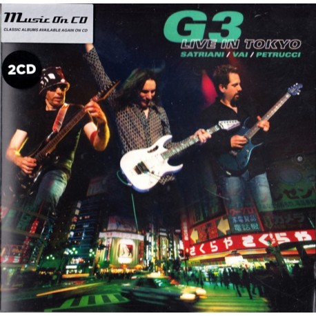 SATRIANI / VAI / PETRUCCI - G3 LIVE IN TOKYO (2 CD)