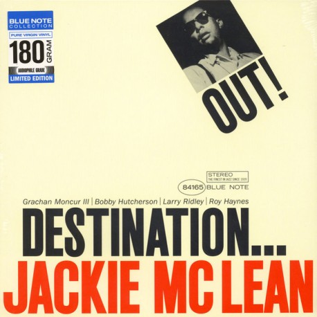 McLEAN, JACKIE - DESTINATION OUT (1 LP) - BLUE NOTE 180 GRAM PRESSING