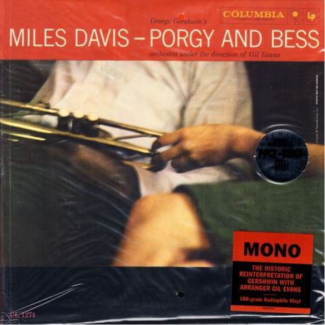 DAVIS, MILES -PORGY AND BESS (1 LP) - 180 GRAM PRESSING - WYDANIE AMERYKAŃSKIE