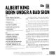 KING, ALBERT - BORN UNDER A BAD SIGN (1 LP) - 180 GRAM PRESSING - WYDANIE AMERYKAŃSKIE