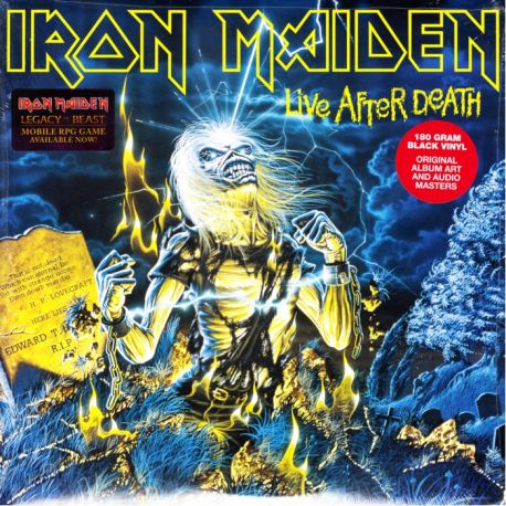 IRON MAIDEN - LIVE AFTER DEATH (2 LP) - 180 GRAM PRESSING - WYDANIE AMERYKAŃSKIE