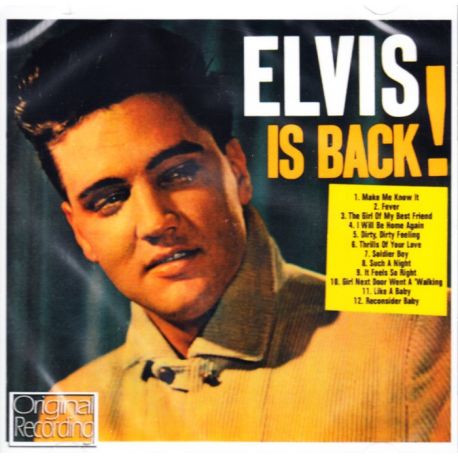 PRESLEY, ELVIS - ELVIS IS BACK! (1 CD)