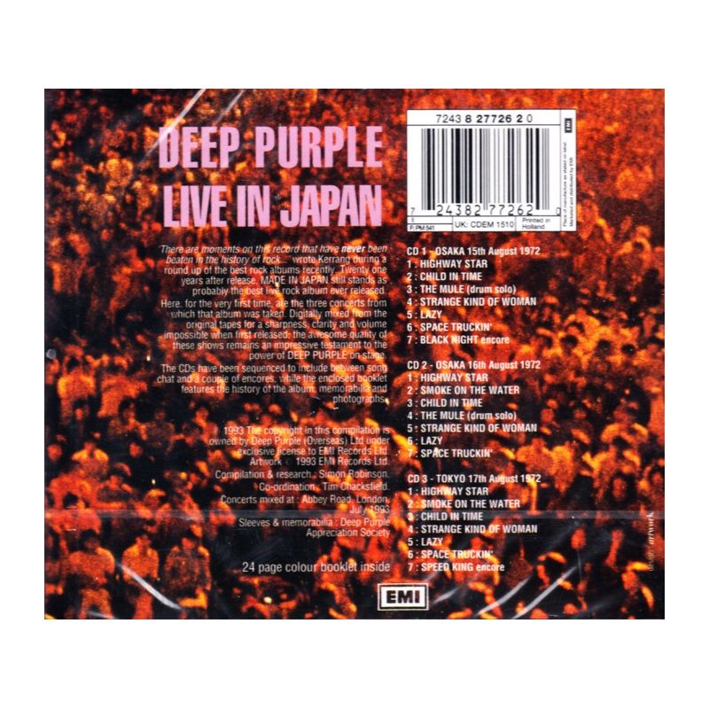 Deep purple live from japan