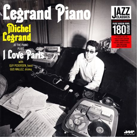 LEGRAND, MICHEL - LEGRAND PIANO: I LOVE PARIS (1 LP) - JAZZ WAX EDITION - 180 GRAM PRESSING
