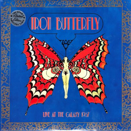 IRON BTTERFLY - LIVE AT THE GALAXY 1967 (1LP) - LIMITED EDITION 500 ONLY - 180 GRAM RED VINYL PRESSING