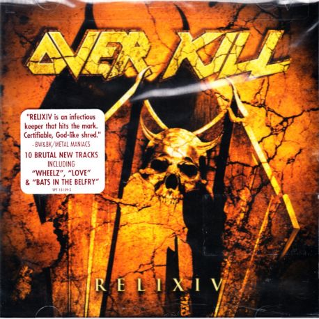 OVERKILL - RELIXIV (1 CD) - WYDANIE AMERYKAŃSKIE
