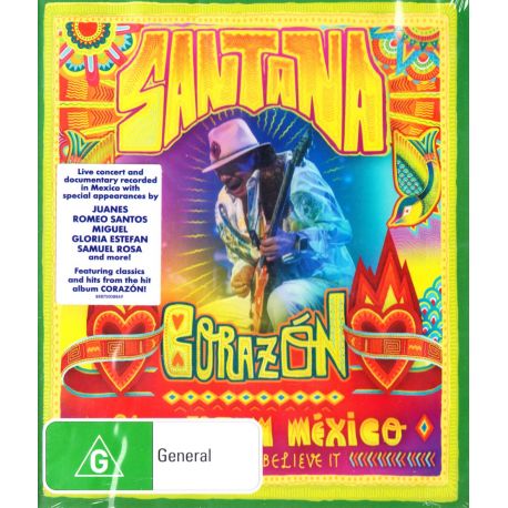 SANTANA - CORAZÓN: LIVE FROM MÉXICO LIVE IT TO BELIEVE IT (1 BLU-RAY)