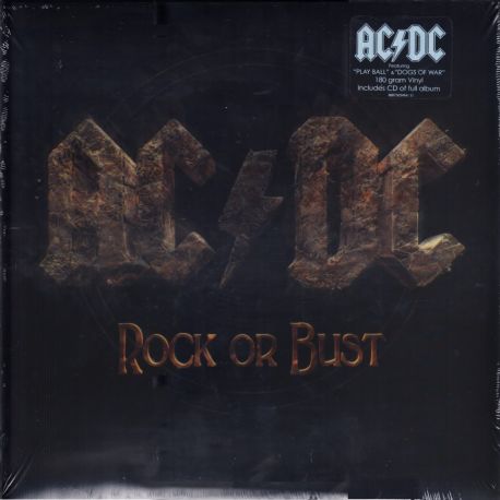 AC/DC - ROCK OR BUST (1LP+CD) - 3D GATEFOLD SLEEVE