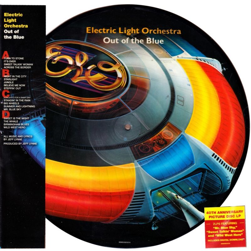 Blue light orchestra. Electric Light Orchestra out of the Blue 1977. Electric Light Orchestra - out of the Blue Vinyl 2lp конверт. Electric Light Orchestra time обложка. Elo out of the Blue 1977.