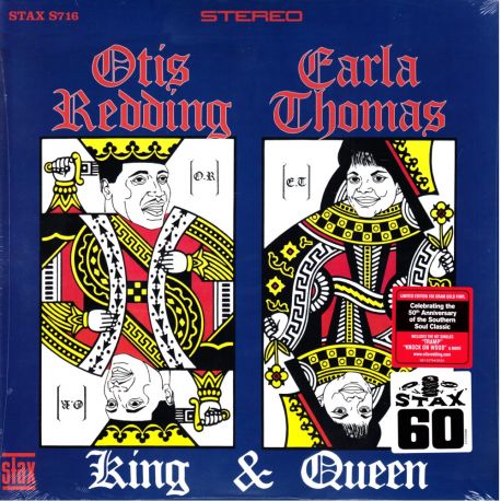 REDDING, OTIS & CARLA THOMAS - KING & QUEEN (1 LP) - 50TH ANNIVERSARY EDITION