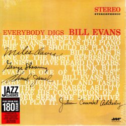 EVANS, BILL - EVERYBODY DIGS BILL EVANS (1 LP) - JAZZ WAX EDITION - 180 GRAM PRESSING