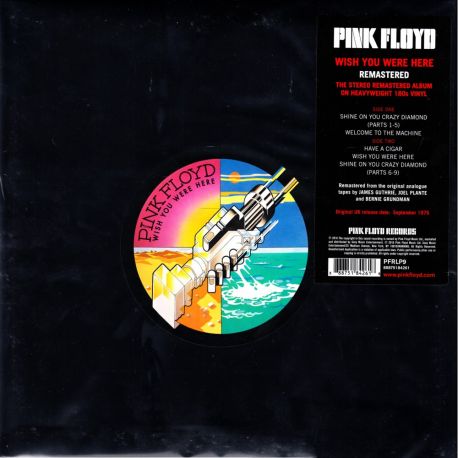 PINK FLOYD - WISH YOU WERE HERE (1LP+MP3 DOWNLOAD) - 180 GRAM PRESSING - WYDANIE AMERYKAŃSKIE