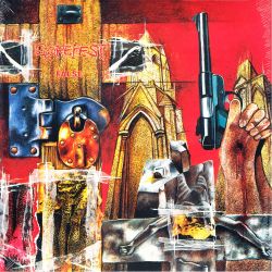 GOREFEST ‎– FALSE (1 LP) - LIMITED EDITION - CLEAR/RED/WHITE SPLATTER