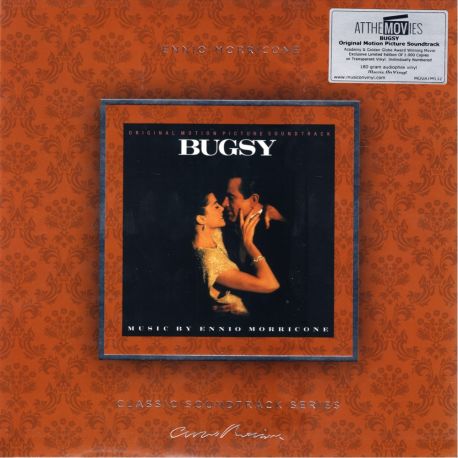 BUGSY ‎– ENNIO MORRICONE (1 LP) - LIMITED MOV TRANSPARENT VINYL EDITION - 180 GRAM PRESSING