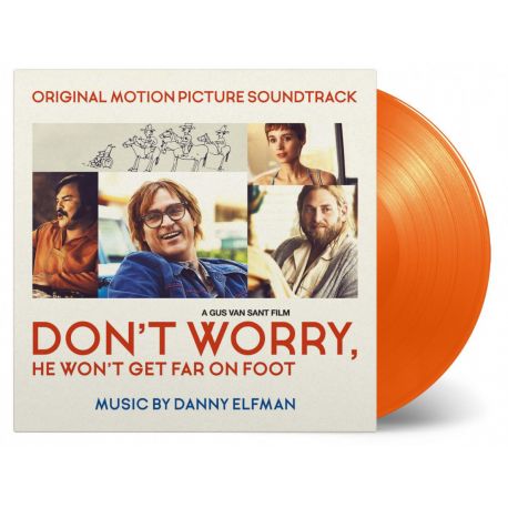 DON'T WORRY, HE WON'T GET FAR ON FOOT [BEZ OBAW, DALEKO NIE ZAJDZIE] ‎– DANNY ELFMAN (1 LP) - 180 GRAM ORANGE VINYL PRESSING