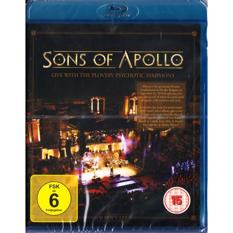 SONS OF APOLLO - LIVE WITH THE PLOVDIV PSYCHOTIC SYMPHONY (1 BLU-RAY)