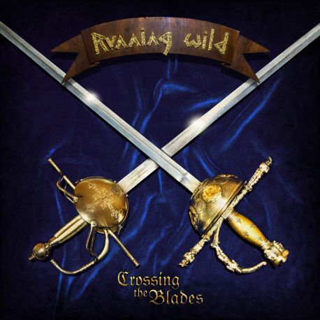 RUNNING WILD - CROSSING THE BLADES EP (1 LP) - 180 GRAM BLUE VINYL PRESSING