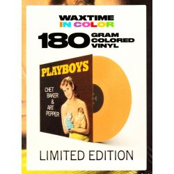 BAKER, CHET & ART PEPPER - PLAYBOYS (1 LP) - WAX TIME COLOURED EDITION - 180 GRAM PRESSING