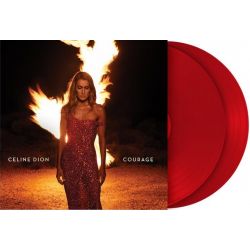 DION, CELINE - COURAGE (2 LP) - TRANSLUCENT RUBY VINYL PRESSING