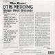 REDDING OTIS - THE GREAT OTIS REDDING SINGS SOUL BALLADS (1 LP) - 180 GRAM PRESSING - WYDANIE AMERYKAŃSKIE