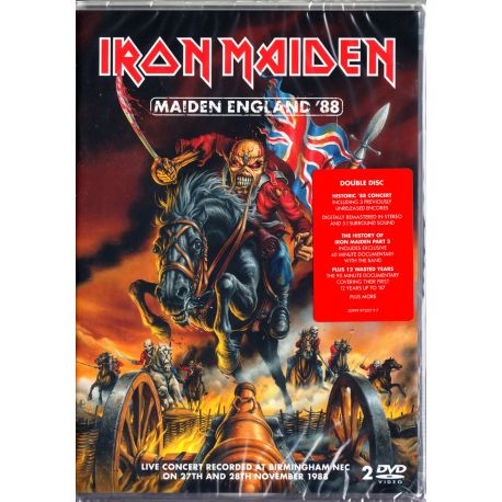 IRON MAIDEN - MAIDEN ENGLAND '88 (2 DVD)