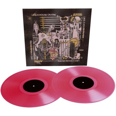 ASKING ALEXANDRIA - LIKE A HOUSE ON FIRE (2 LP) - OPAQUE PINK VINYL