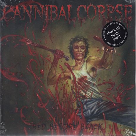 CANNIBAL CORPSE ‎– RED BEFORE BLACK (1 LP) - 180 GRAM PRESSING