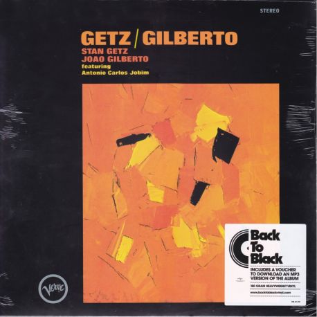 GETZ, STAN / JOAO GILBERTO + ANTONIO CARLOS JOBIM ‎– GETZ / GILBERTO (1 LP) - BACK TO BLACK EDITION - 180 GRAM PRESSING