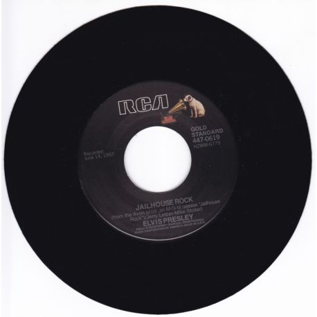 PRESLEY, ELVIS - TREAT ME NICE / JAILHOUSE ROCK (7" SINGLE) - 45 RPM - WYDANIE AMERYKAŃSKIE