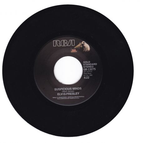 PRESLEY, ELVIS - SUSPICIOUS MINDS / YOU'LL THINK OF ME (7" SINGLE) - 45 RPM - WYDANIE AMERYKAŃSKIE