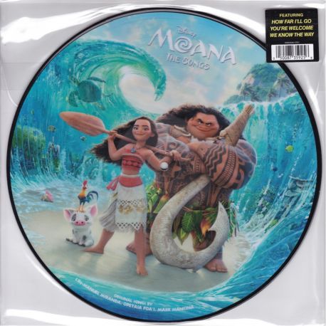 MOANA THE SONGS [VAIANA: SKARB OCEANU] - LIN-MANUEL MIRANDA, OPETAIA FOA'I AND MARK MANCINA (1 LP) - PICTURE DISC