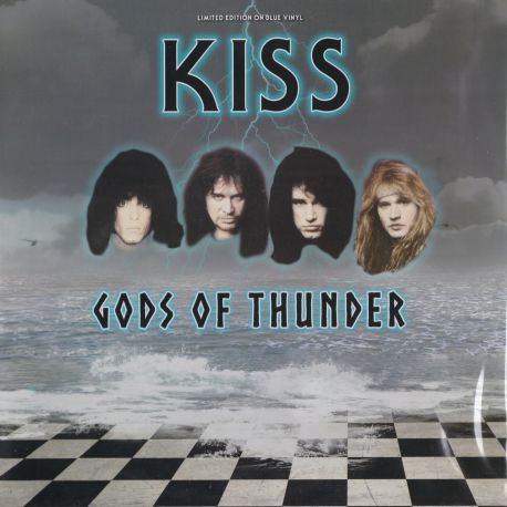 KISS - GODS OF THUNDER (1 LP) BLUE VINYL PRESSING