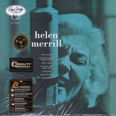 MERRILL, HELEN - HELEN MERRILL (1 LP)- ANALOGUE PRODUCTIONS EDITION - 200 GRAM PRESSING - WYDANIE AMERYKAŃSKE 