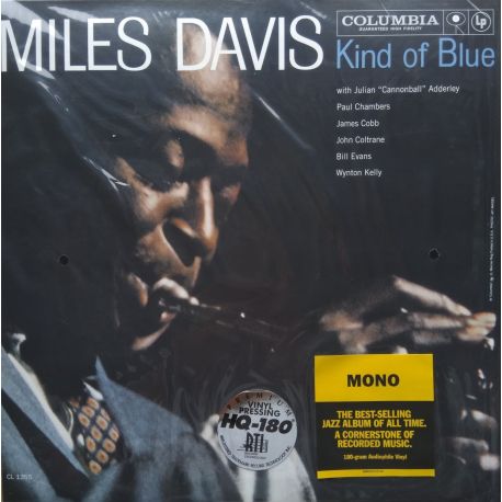 DAVIS, MILES - KIND OF BLUE (1 LP) - MONO 180 GRAM PRESSING - WYDANIE AMERYKAŃSKIE