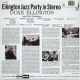 ELLINGTON, DUKE ‎– ELLINGTON JAZZ PARTY IN STEREO (1 LP) ANALOGUE PRODUCTIONS 200 GRAM PRESSING - WYDANIE AMERYKAŃSKIE