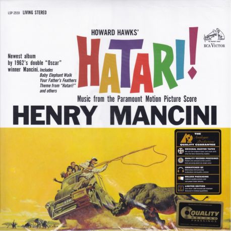 HATARI! - HENRY MANCINI (1 LP) - AP EDITION - 200 GRAM PRESSING - WYDANIE AMERYKAŃSKE