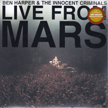 HARPER, BEN & THE INNOCENT CRIMINALS - LIVE FROM MARS (4 LP) - WYDANIE AMERYKAŃSKIE