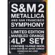 METALLICA AND SAN FRANCISCO SYMPHONY - S & M 2 (4 LP) LIMITED EDITION ORANGE MARBLED VINYL