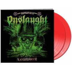 ONSLAUGHT - LIVE AT THE SLAUGHTERHOUSE (2 LP) - RED VINYL EDITION