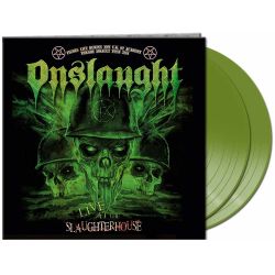 ONSLAUGHT - LIVE AT THE SLAUGHTERHOUSE (2 LP) - GREEN VINYL EDITION