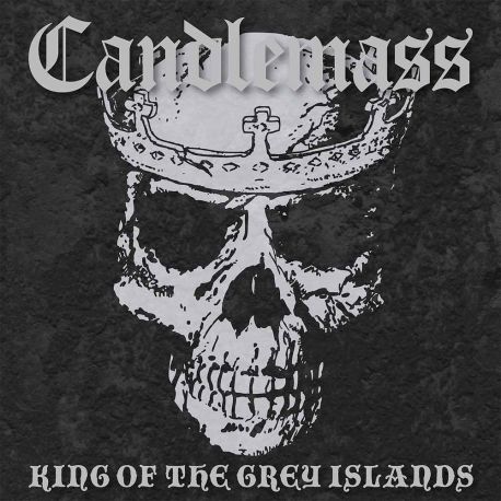 CANDLEMASS - KING OF THE GREY ISLANDS (2 LP) - GREY WITH WHITE / BLACK SPLATTER EDITION