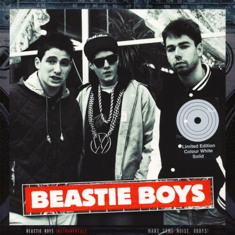 BEASTIE BOYS - BEASTIE BOYS INSTRUMENTALS - MAKE SOME NOISE, BBOYS! (2 LP) - LIMITED EDITION WHITE VINYLS